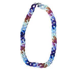 Coti Vision Italian Acrylic Chain Amore Italia Classic Rainbow Matt NWOT's 73CM